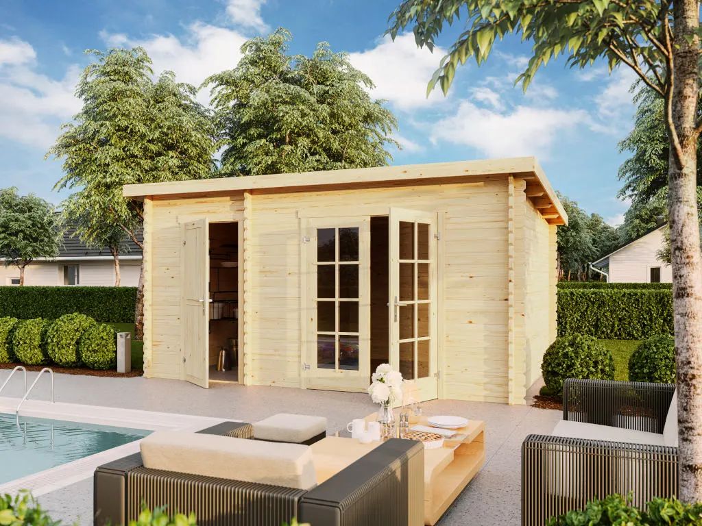 Gartenhäuser. Beliebte Modelle reduziert