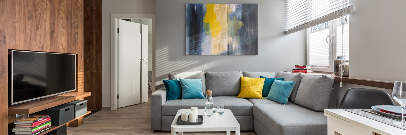 Innenarchitektur, Wohnzimmer, Dekoration Ihres Zuhauses, Couch, Überwachen