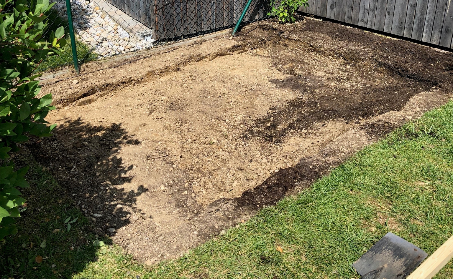 Hinterhof, Draußen, Boden, Hof, Gras