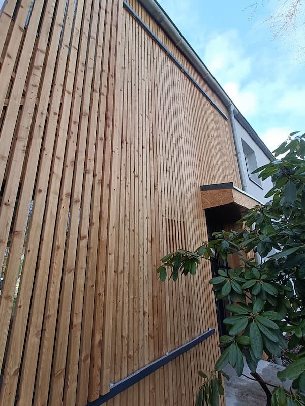 Drinnen, Innenarchitektur, Holzpaneele, Hartholz, Gebeiztes Holz