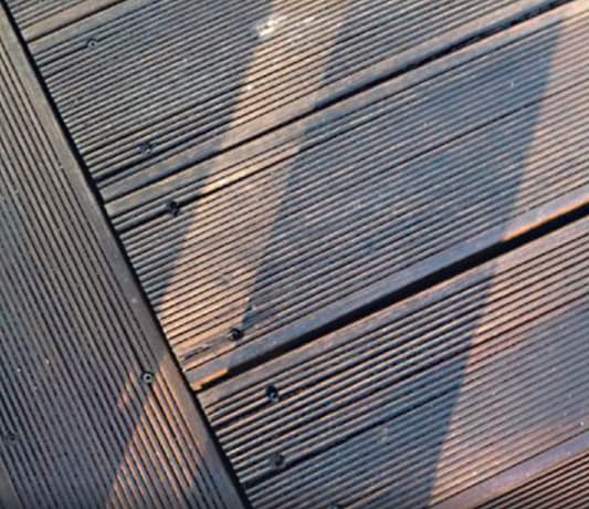 Uferpromenade, Holz, Deck, Veranda, Bodenbelag