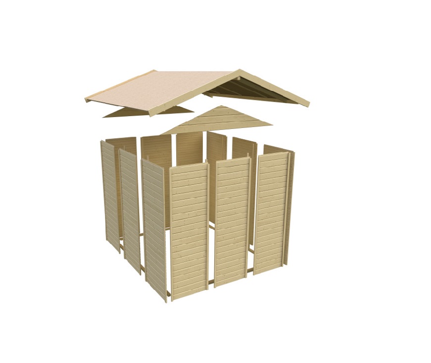 Holz, Sperrholz, Kiste