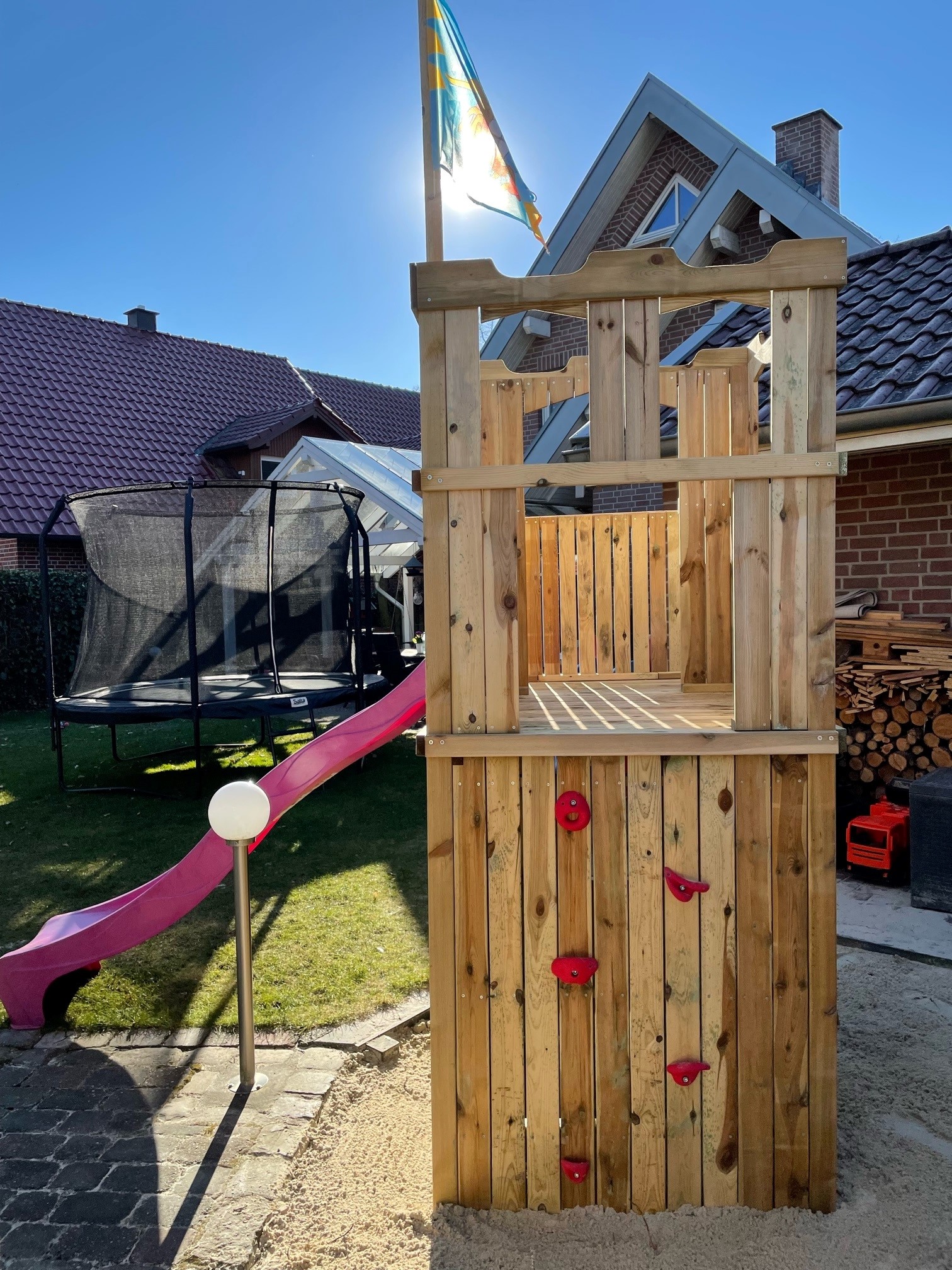 Holz, Innenarchitektur, Spielbereich, Spielbereich im Freien, Draußen